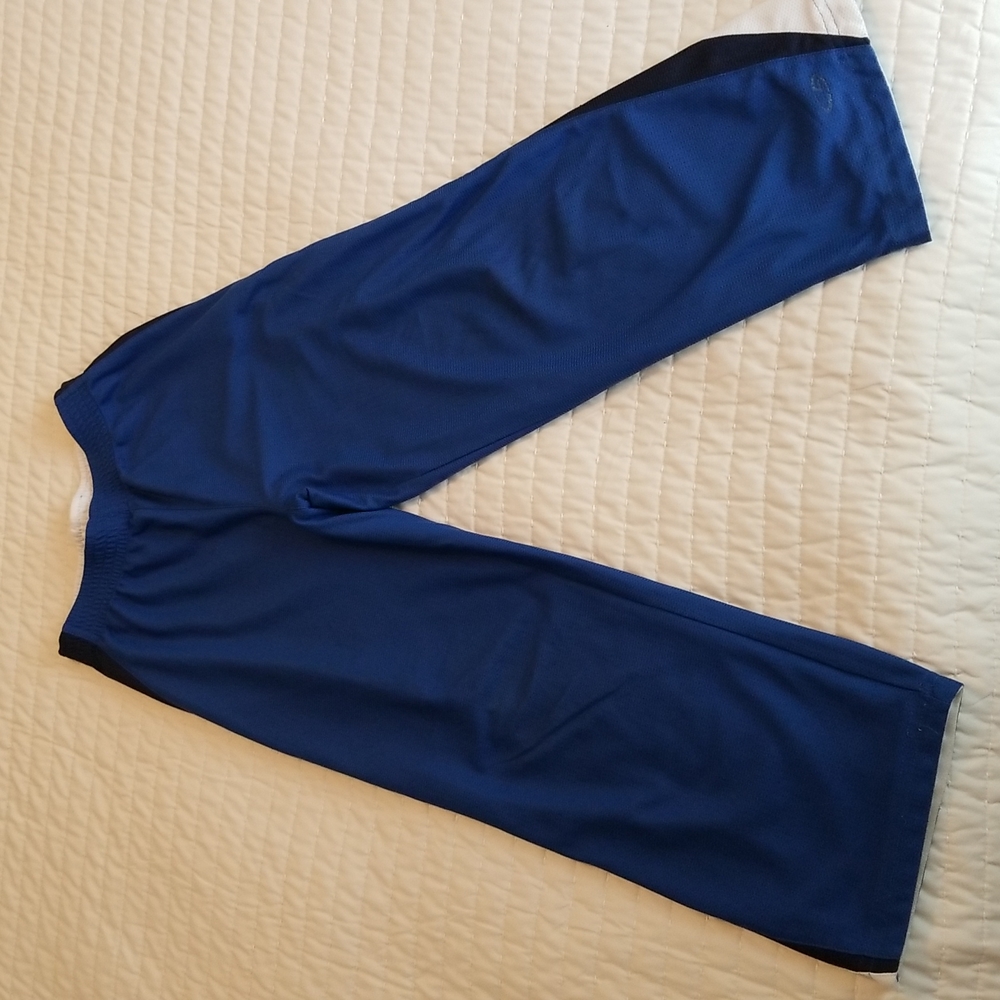 C9 by Champion boys reversible athletic pants size M blue white